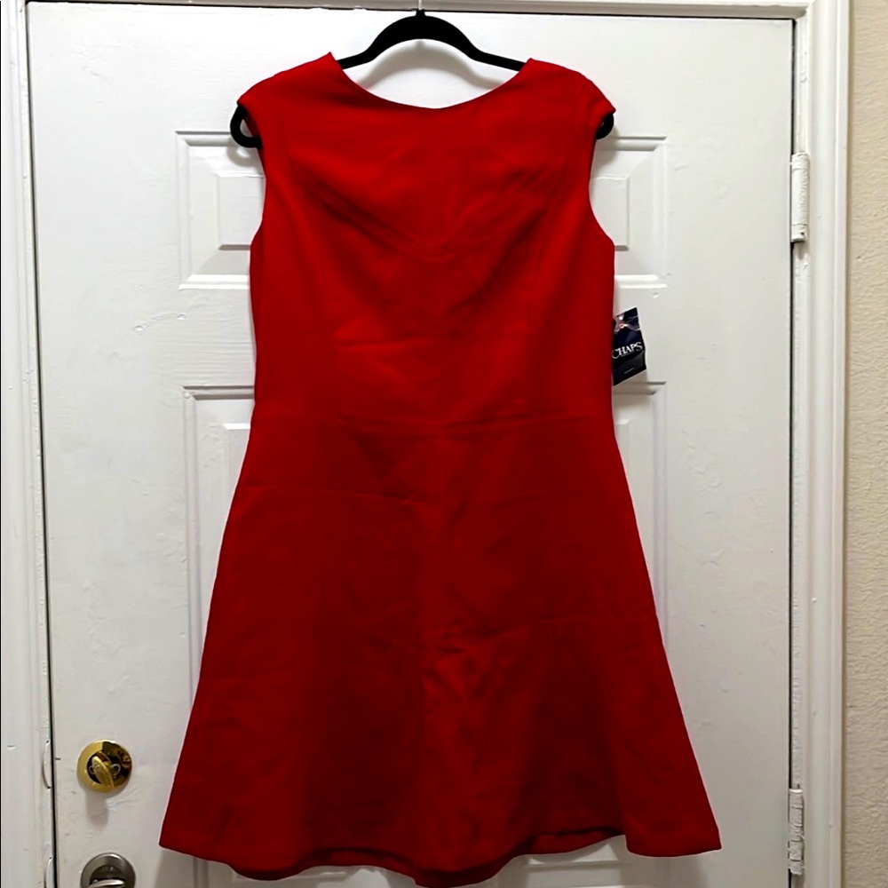 NWT Chaps Yacht Red Dress